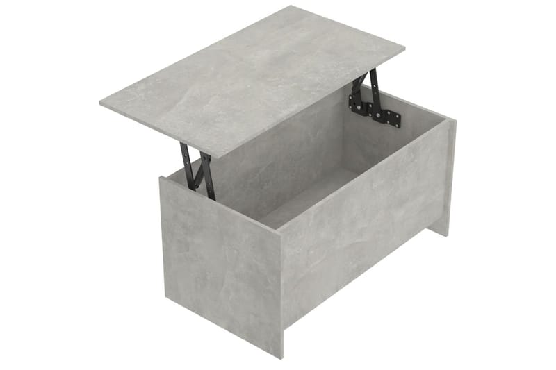 beBasic Salongbord betonggrå 102x55,5x52,5 cm konstruert tre - GrÃ¥ - Lampebord & sidebord - Brettbord og småbord