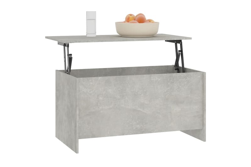 beBasic Salongbord betonggrå 102x55,5x52,5 cm konstruert tre - GrÃ¥ - Møbler - Bord - Avlastningsbord - Lampebord & sidebord