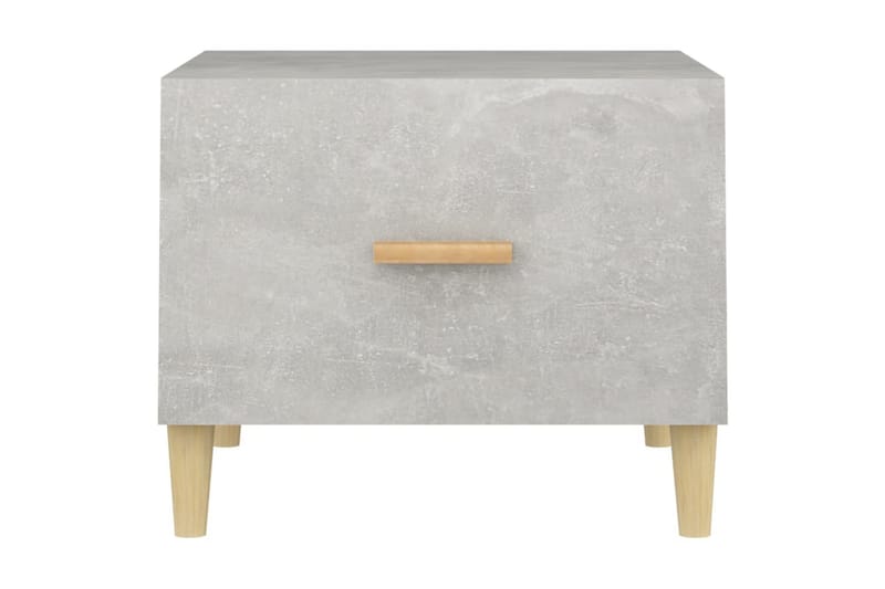 beBasic Salongbord betonggrå 50x50x40 cm konstruert tre - GrÃ¥ - Møbler - Bord - Avlastningsbord - Lampebord & sidebord