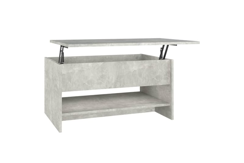 beBasic Salongbord betonggrå 80x50x40 cm konstruert tre - GrÃ¥ - Møbler - Bord - Avlastningsbord - Lampebord & sidebord