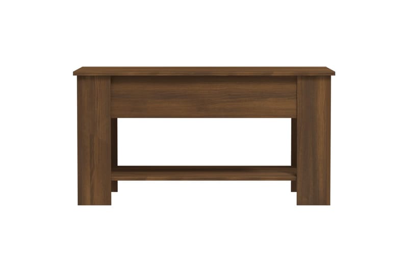 beBasic Salongbord brun eik 101x49x52 cm konstruert tre - Brun - Møbler - Bord - Avlastningsbord - Lampebord & sidebord