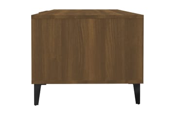 beBasic Salongbord brun eik 102x50x40 cm konstruert tre - Brun - Møbler - Bord - Avlastningsbord - Lampebord & sidebord