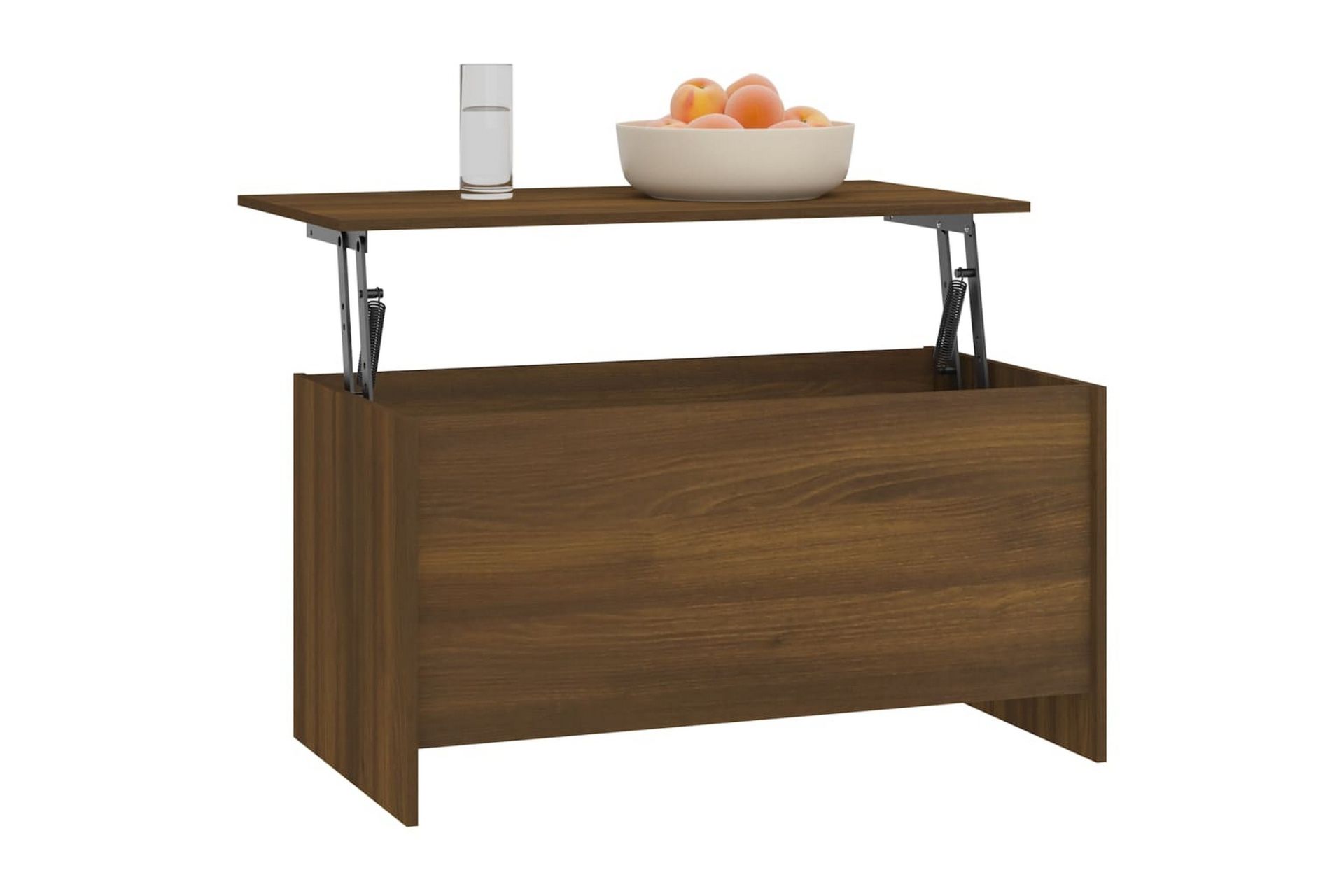 beBasic Salongbord brun eik 102x55,5x52,5 cm konstruert tre - Brun - Møbler - Bord - Avlastningsbord - Lampebord & sidebord