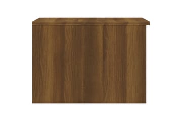 beBasic Salongbord brun eik 50x50x36 cm konstruert tre - Brun - Møbler - Bord - Avlastningsbord - Lampebord & sidebord