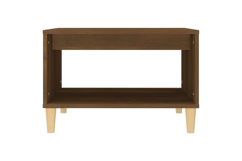 beBasic Salongbord brun eik 60x40x50 cm konstruert tre - Brun - Lampebord & sidebord - Brettbord og småbord