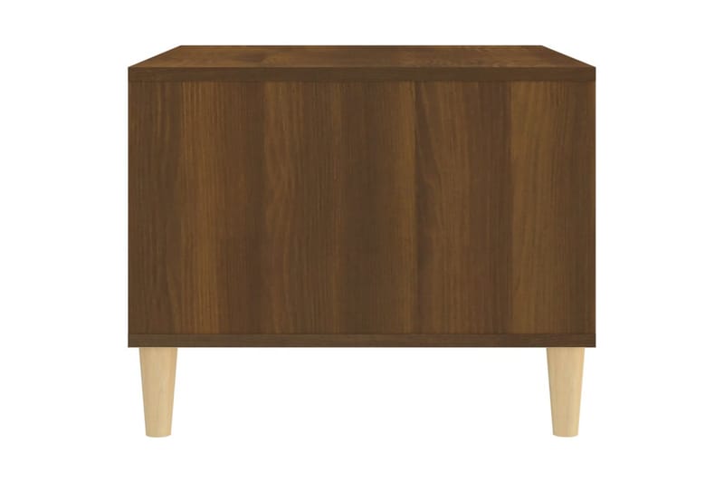beBasic Salongbord brun eik 60x40x50 cm konstruert tre - Brun - Møbler - Bord - Avlastningsbord - Lampebord & sidebord