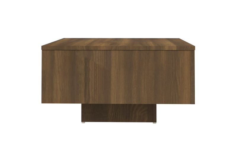 beBasic Salongbord brun eik 60x60x31,5 cm konstruert tre - Brun - Lampebord & sidebord - Brettbord og småbord