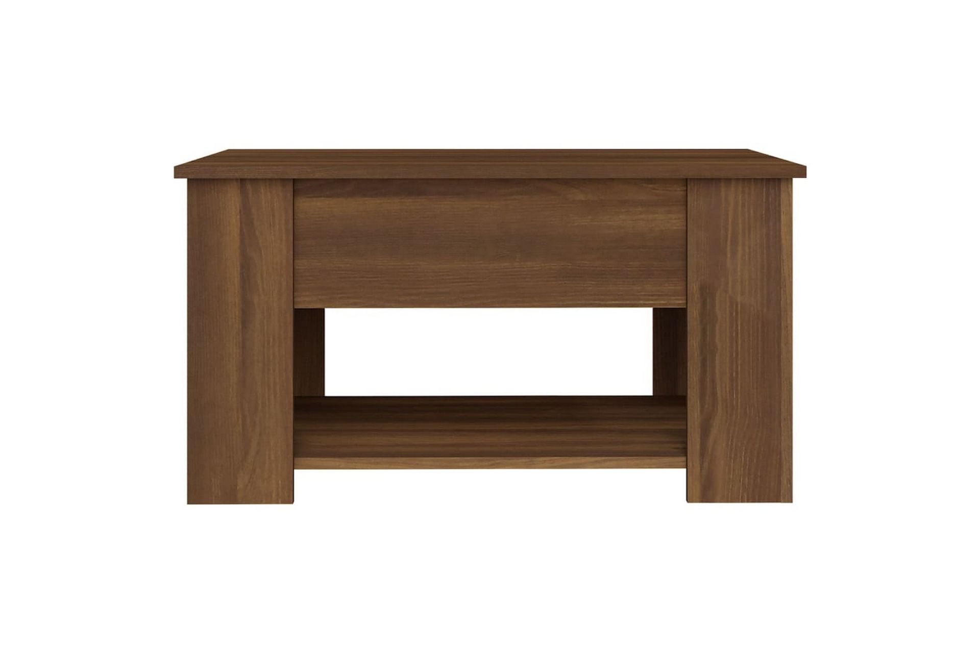 beBasic Salongbord brun eik 79x49x41 cm konstruert tre - Brun - Møbler - Bord - Avlastningsbord - Lampebord & sidebord