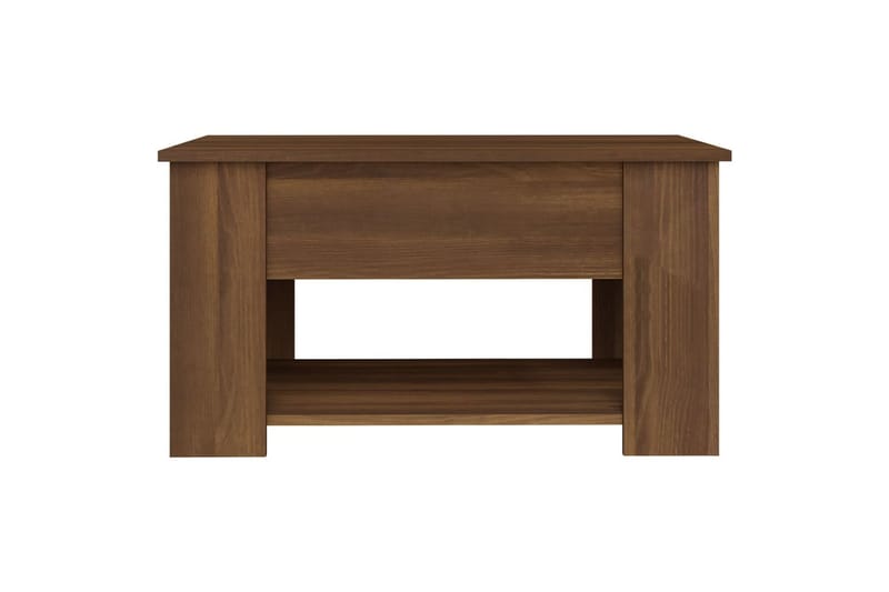 beBasic Salongbord brun eik 79x49x41 cm konstruert tre - Brun - Møbler - Bord - Avlastningsbord - Lampebord & sidebord
