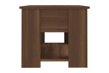 beBasic Salongbord brun eik 79x49x41 cm konstruert tre - Brun - Møbler - Bord - Avlastningsbord - Lampebord & sidebord