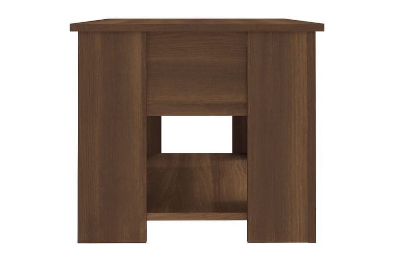 beBasic Salongbord brun eik 79x49x41 cm konstruert tre - Brun - Møbler - Bord - Avlastningsbord - Lampebord & sidebord