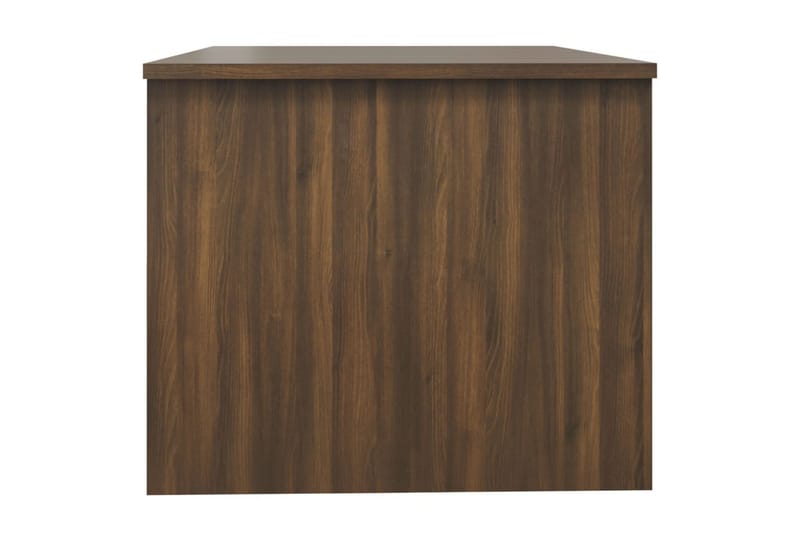 beBasic Salongbord brun eik 80x50x42,5 cm konstruert tre - Brun - Lampebord & sidebord - Brettbord og småbord
