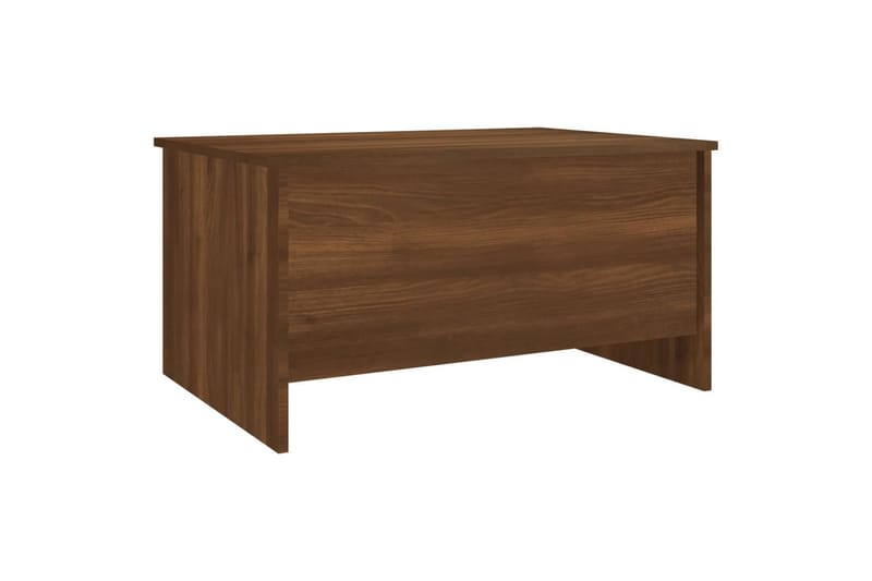 beBasic Salongbord brun eik 80x55,5x41,5 cm konstruert tre - Brun - Møbler - Bord - Avlastningsbord - Lampebord & sidebord