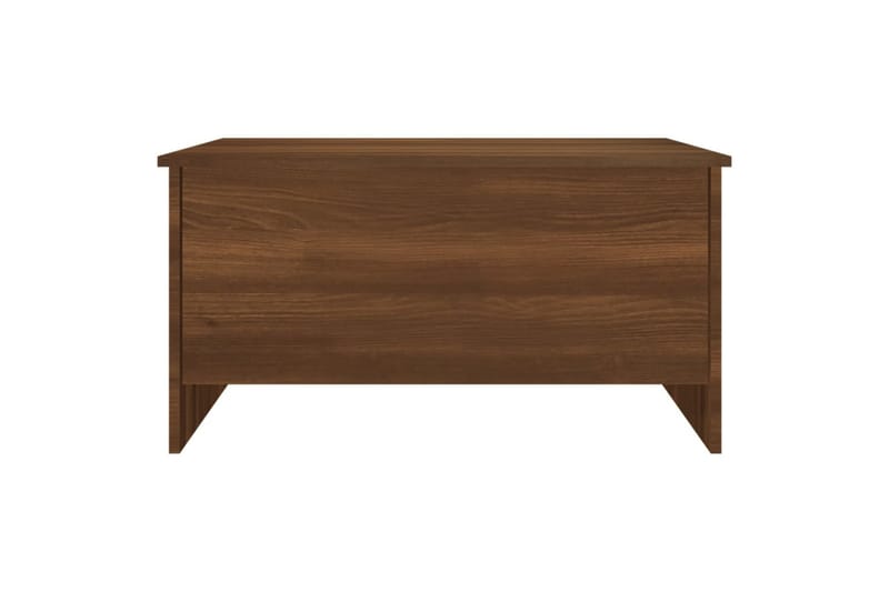 beBasic Salongbord brun eik 80x55,5x41,5 cm konstruert tre - Brun - Møbler - Bord - Avlastningsbord - Lampebord & sidebord