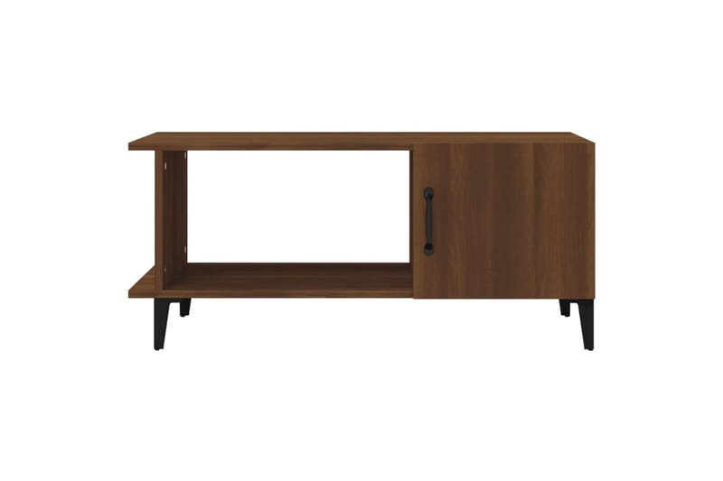 beBasic Salongbord brun eik 90x50x40 cm konstruert tre - Brun - Møbler - Bord - Avlastningsbord - Lampebord & sidebord