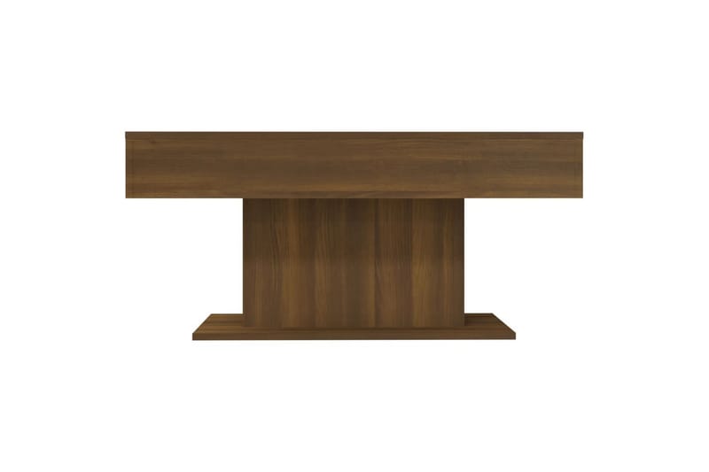 beBasic Salongbord brun eik 96x50x45 cm konstruert tre - Brun - Lampebord & sidebord - Brettbord og småbord