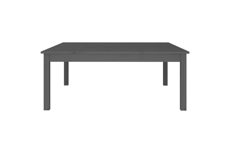 beBasic Salongbord grå 100x100x40 cm heltre furu - GrÃ¥ - Lampebord & sidebord - Brettbord og småbord