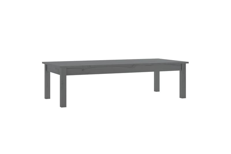 beBasic Salongbord grå 110x50x30 cm heltre furu - GrÃ¥ - Møbler - Bord - Avlastningsbord - Lampebord & sidebord