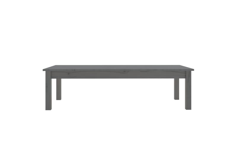 beBasic Salongbord grå 110x50x30 cm heltre furu - Gr�Ã¥ - Møbler - Bord - Avlastningsbord - Lampebord & sidebord