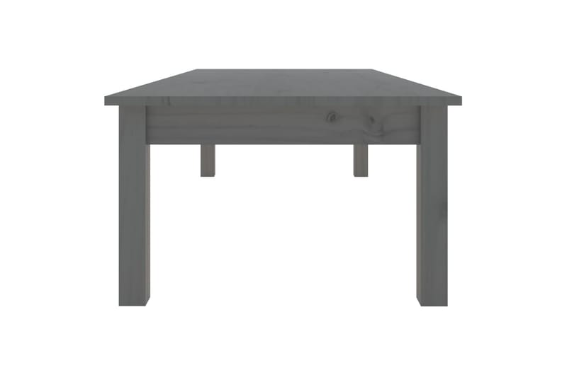 beBasic Salongbord grå 110x50x30 cm heltre furu - GrÃ¥ - Møbler - Bord - Avlastningsbord - Lampebord & sidebord