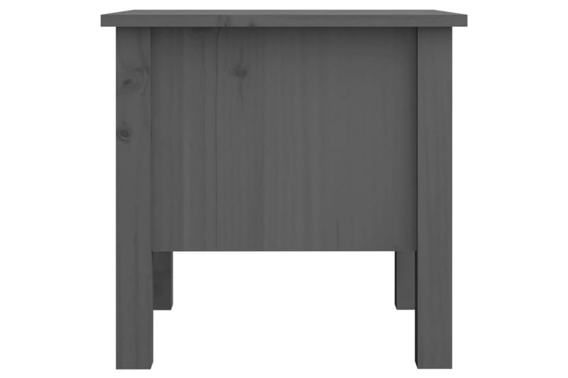 beBasic Salongbord grå 40x40x39 cm heltre furu - GrÃ¥ - Lampebord & sidebord - Brettbord og småbord