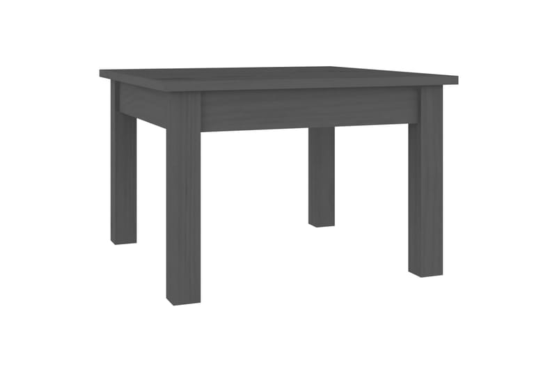 beBasic Salongbord grå 45x45x30 cm heltre furu - GrÃ¥ - Møbler - Bord - Avlastningsbord - Lampebord & sidebord