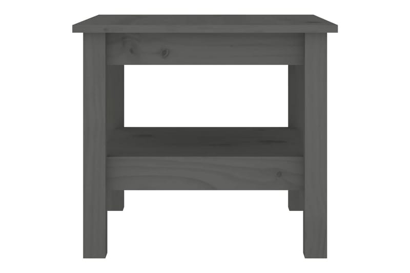 beBasic Salongbord grå 45x45x40 cm heltre furu - GrÃ¥ - Møbler - Bord - Avlastningsbord - Lampebord & sidebord