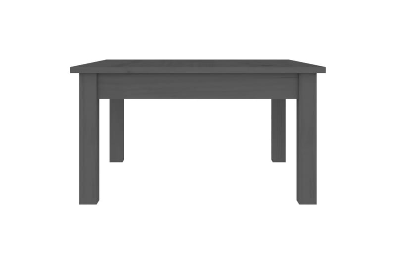 beBasic Salongbord grå 55x55x30 cm heltre furu - GrÃ¥ - Møbler - Bord - Avlastningsbord - Lampebord & sidebord