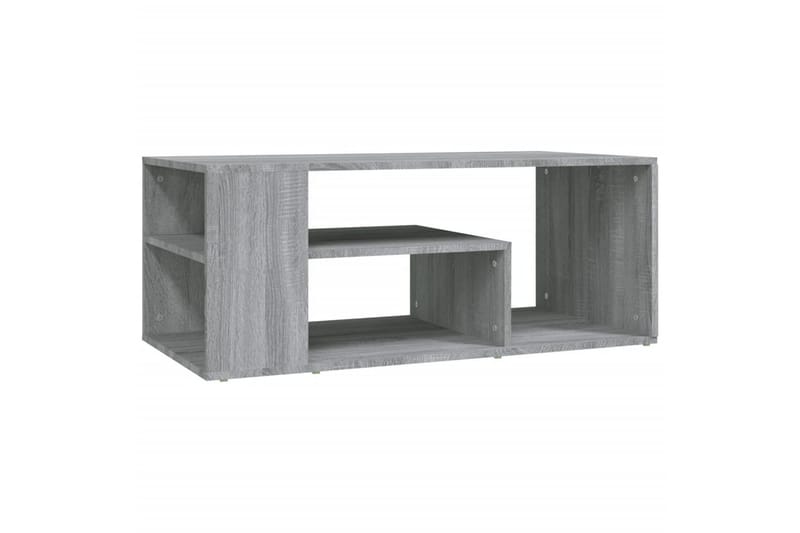 beBasic Salongbord grå sonoma 100x50x40 cm konstruert tre - GrÃ¥ - Møbler - Bord - Avlastningsbord - Lampebord & sidebord