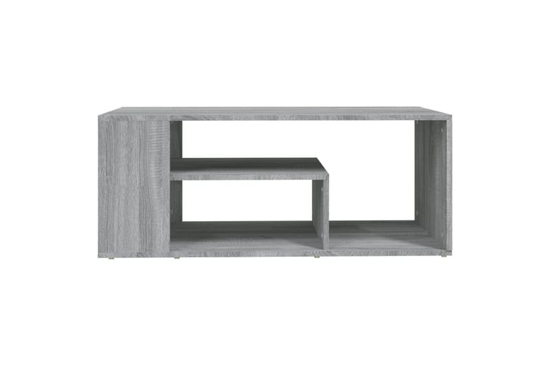 beBasic Salongbord grå sonoma 100x50x40 cm konstruert tre - GrÃ¥ - Møbler - Bord - Avlastningsbord - Lampebord & sidebord