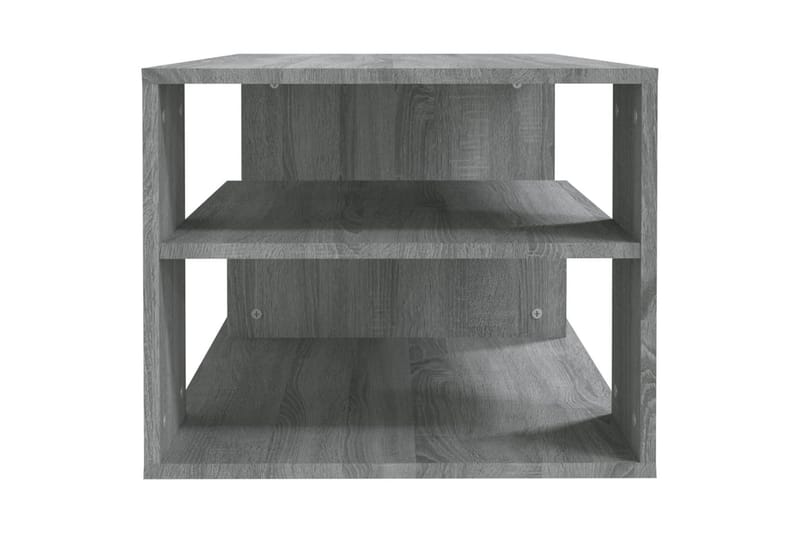 beBasic Salongbord grå sonoma 100x50x40 cm konstruert tre - GrÃ¥ - Møbler - Bord - Avlastningsbord - Lampebord & sidebord
