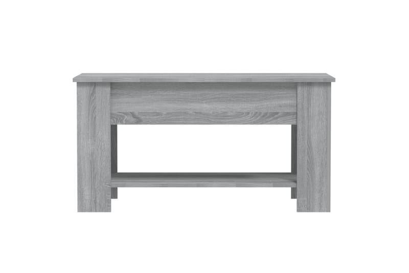 beBasic Salongbord grå sonoma 101x49x52 cm konstruert tre - GrÃ¥ - Møbler - Bord - Avlastningsbord - Lampebord & sidebord