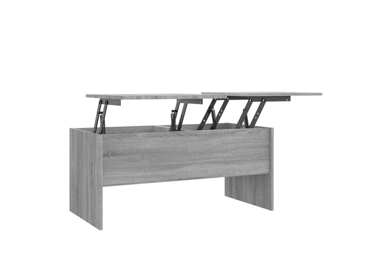 beBasic Salongbord grå sonoma 102x50,5x46,5 cm konstruert tre - GrÃ¥ - Møbler - Bord - Avlastningsbord - Lampebord & sidebord