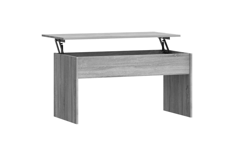 beBasic Salongbord grå sonoma 102x50,5x52,5 cm konstruert tre - GrÃ¥ - Lampebord & sidebord - Brettbord og småbord