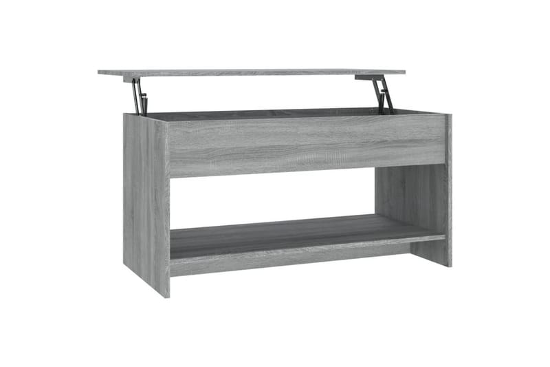 beBasic Salongbord grå sonoma 102x50x52,5 cm konstruert tre - GrÃ¥ - Møbler - Bord - Avlastningsbord - Lampebord & sidebord