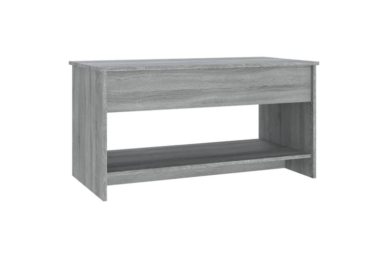 beBasic Salongbord grå sonoma 102x50x52,5 cm konstruert tre - GrÃ¥ - Møbler - Bord - Avlastningsbord - Lampebord & sidebord
