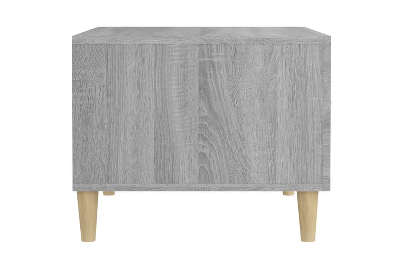 beBasic Salongbord grå sonoma 50x50x40 cm konstruert tre - GrÃ¥ - Møbler - Bord - Avlastningsbord - Lampebord & sidebord