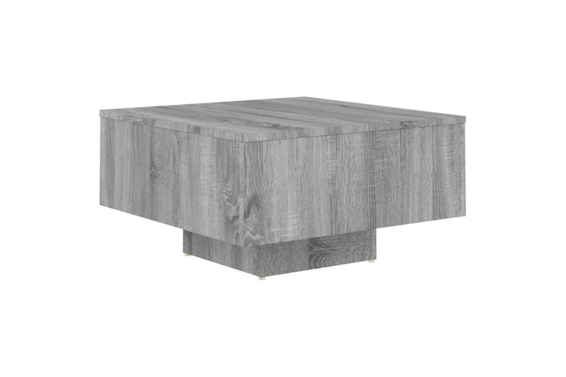 beBasic Salongbord grå sonoma 60x60x31,5 cm konstruert tre - GrÃ¥ - Møbler - Bord - Avlastningsbord - Lampebord & sidebord