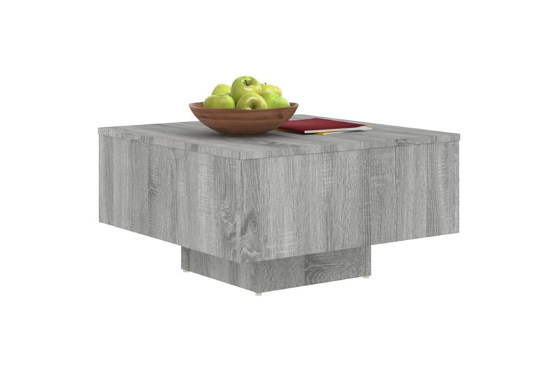 beBasic Salongbord grå sonoma 60x60x31,5 cm konstruert tre - GrÃ¥ - Møbler - Bord - Avlastningsbord - Lampebord & sidebord