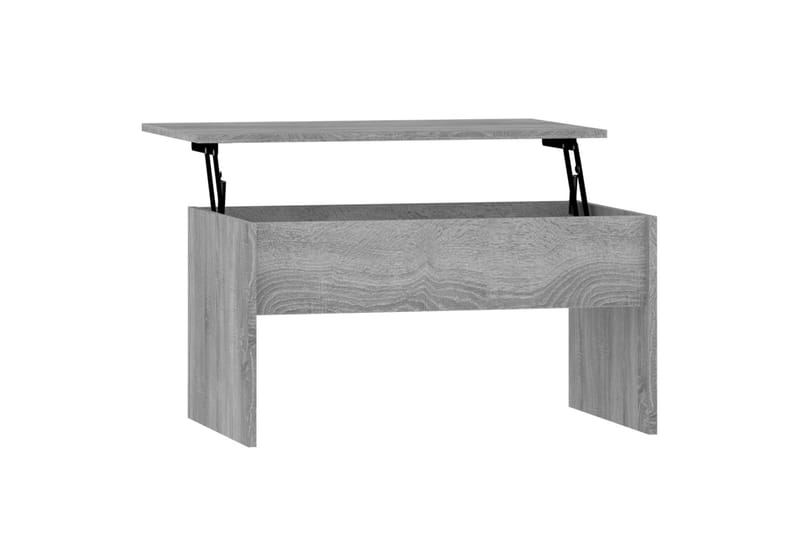 beBasic Salongbord grå sonoma 80x50,5x41,5 cm konstruert tre - GrÃ¥ - Møbler - Bord - Avlastningsbord - Lampebord & sidebord