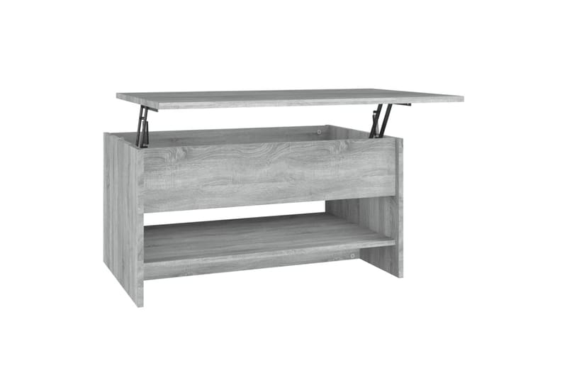 beBasic Salongbord grå sonoma 80x50x40 cm konstruert tre - GrÃ¥ - Møbler - Bord - Avlastningsbord - Lampebord & sidebord