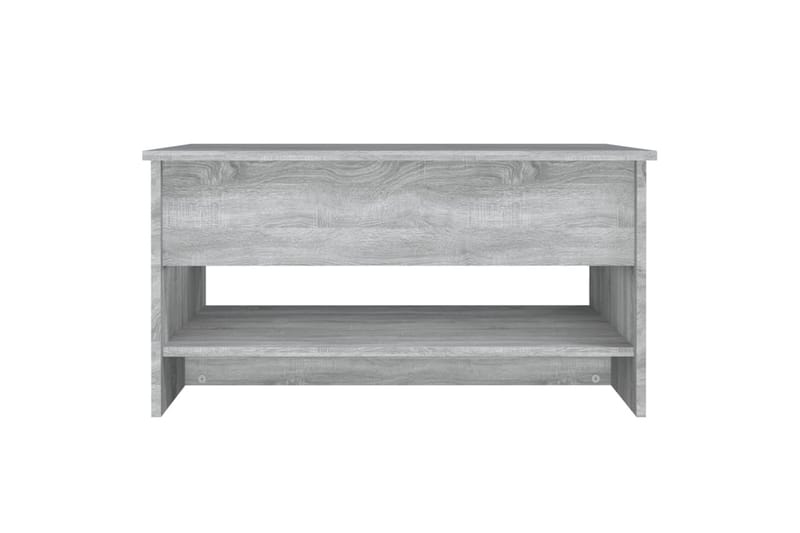 beBasic Salongbord grå sonoma 80x50x40 cm konstruert tre - GrÃ¥ - Møbler - Bord - Avlastningsbord - Lampebord & sidebord
