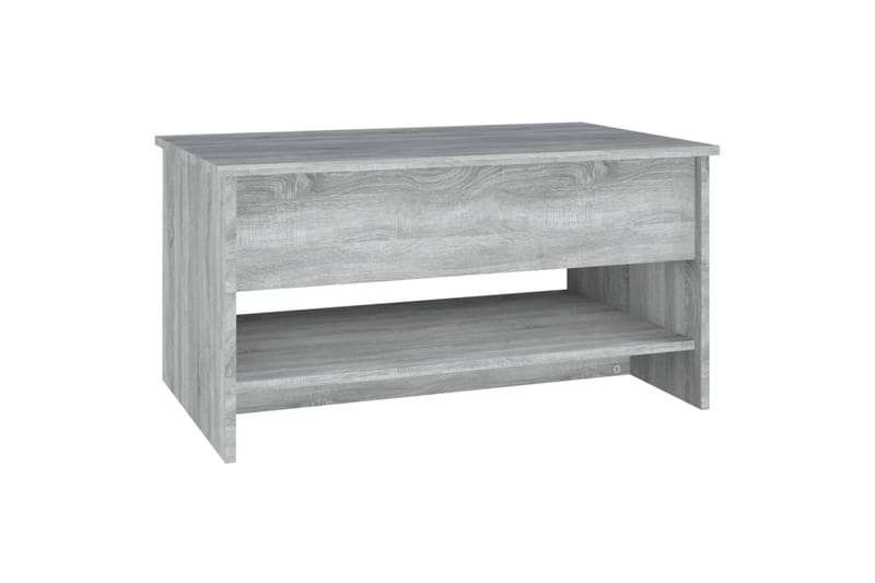 beBasic Salongbord grå sonoma 80x50x40 cm konstruert tre - GrÃ¥ - Møbler - Bord - Avlastningsbord - Lampebord & sidebord