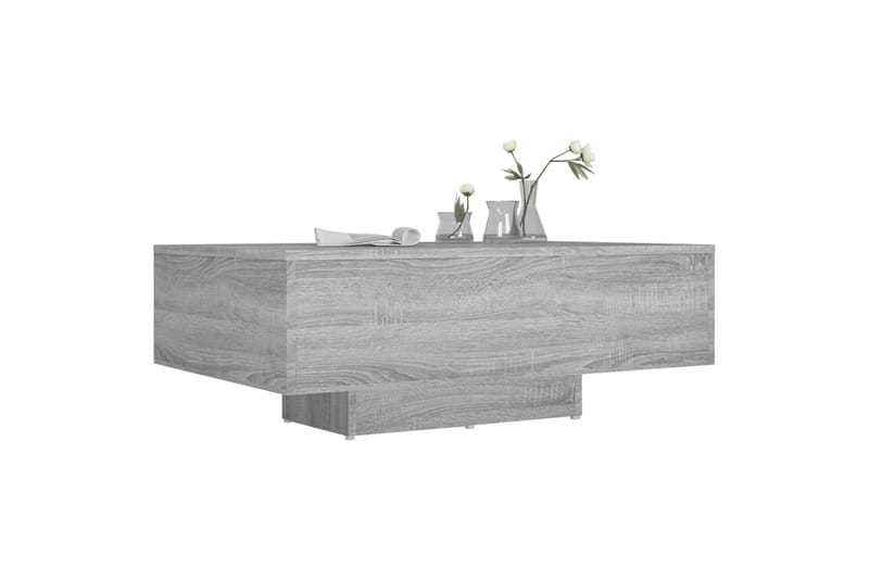 beBasic Salongbord grå sonoma 85x55x31 cm konstruert tre - GrÃ¥ - Møbler - Bord - Avlastningsbord - Lampebord & sidebord