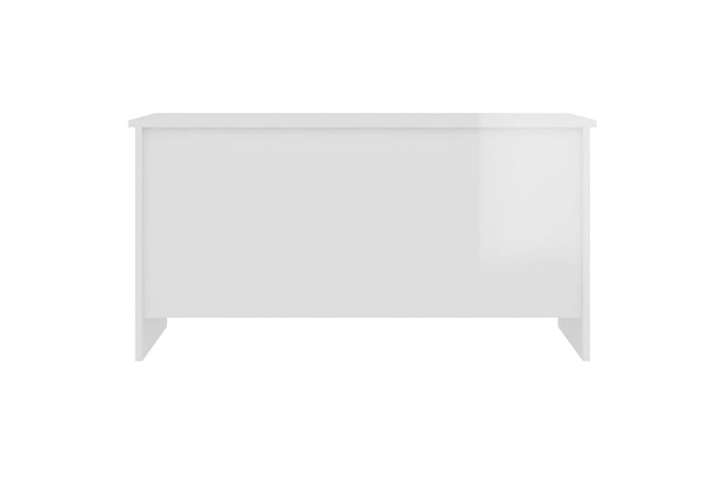 beBasic Salongbord høyglans hvit 102x55,5x52,5 cm konstruert tre - Hvit - Møbler - Bord - Avlastningsbord - Lampebord & sidebord