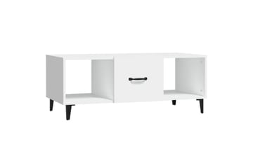beBasic Salongbord hvit 102x50x40 cm konstruert tre - Hvit - Møbler - Bord - Avlastningsbord - Lampebord & sidebord