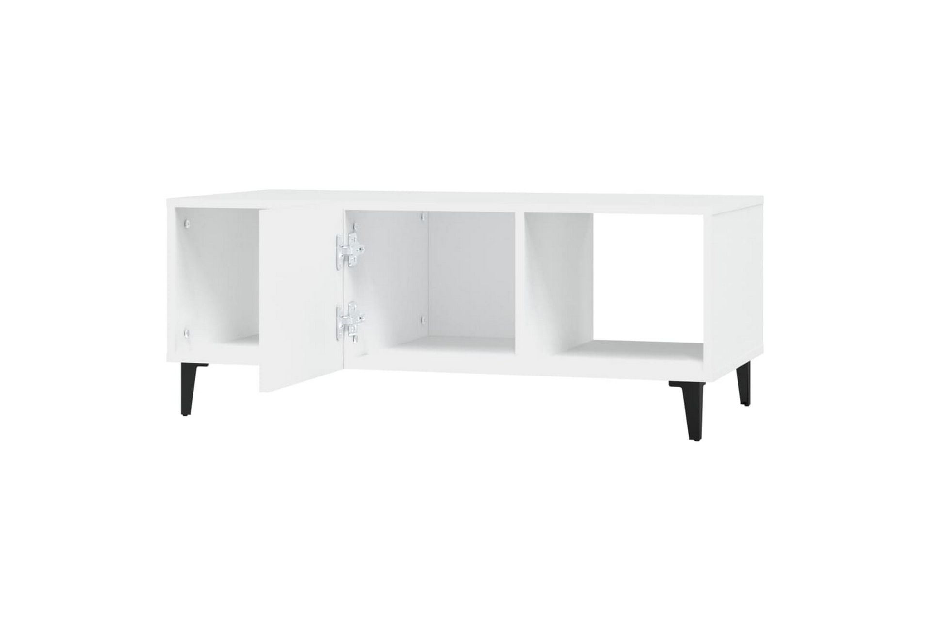 beBasic Salongbord hvit 102x50x40 cm konstruert tre - Hvit - Møbler - Bord - Avlastningsbord - Lampebord & sidebord