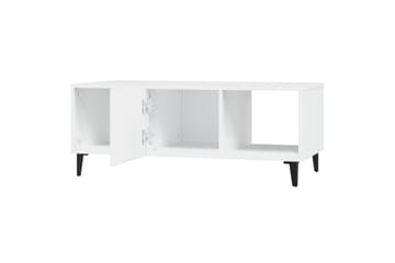 beBasic Salongbord hvit 102x50x40 cm konstruert tre - Hvit - Møbler - Bord - Avlastningsbord - Lampebord & sidebord