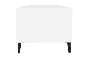 beBasic Salongbord hvit 102x50x40 cm konstruert tre - Hvit - Møbler - Bord - Avlastningsbord - Lampebord & sidebord