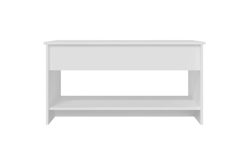 beBasic Salongbord hvit 102x50x52,5 cm konstruert tre - Hvit - Møbler - Bord - Avlastningsbord - Lampebord & sidebord